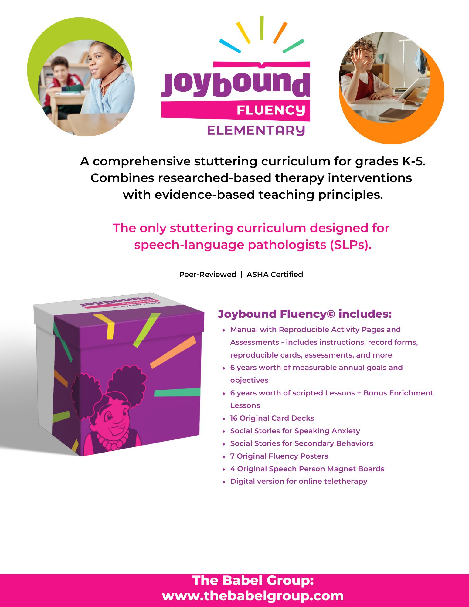 Feeling lost with fluency? Clinician’s guide to advocating for Joybound Fluency Curriculum